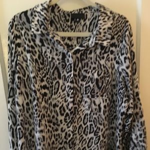 Long Sleeve Dress Shirt - Worthington Size 1X